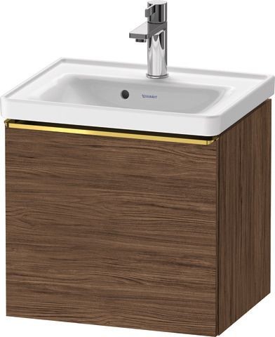 Duravit D-Neo Waschtischunterbau wandhängend Nussbaum dunkel Matt 484x372x440 mm - DE4248034210000