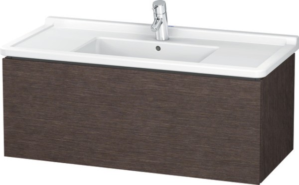 Duravit L-Cube Waschtischunterbau wandhängend Eiche dunkel gebürstet Matt 1020x469x408 mm - LC616607