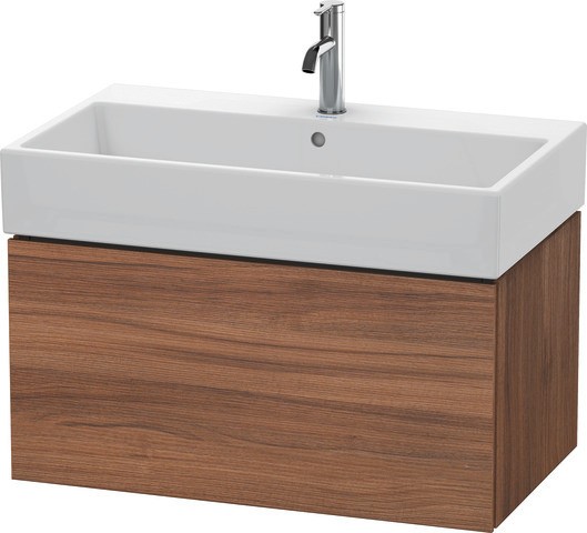 Duravit L-Cube Waschtischunterbau wandhängend Nussbaum Matt 784x459x394 mm - LC617707979