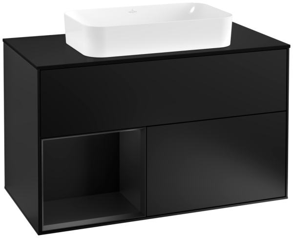 Villeroy & Boch Waschtischunterschrank Finion F24 1000x603x501mm WT mittig, F242PDPD