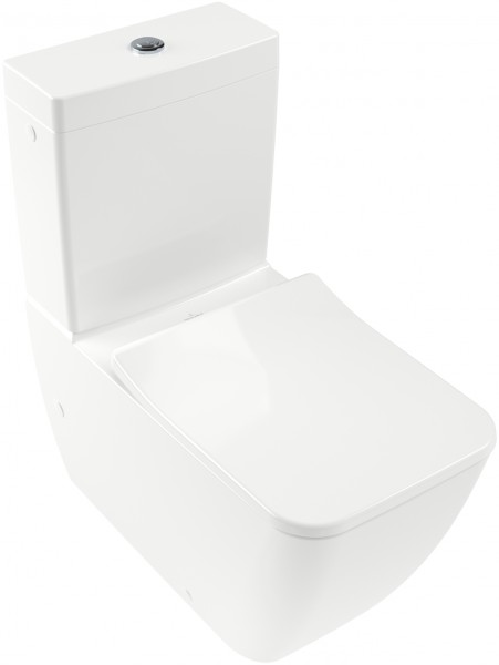Villeroy & Boch Tiefspül-WC für Kombination Venticello 375x700x400mm re-eckig bodenst Abg. waagr. DF