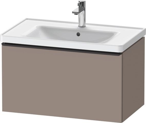 Duravit D-Neo Waschtischunterbau wandhängend Basalt Matt 784x452x440 mm - DE42550BD430000