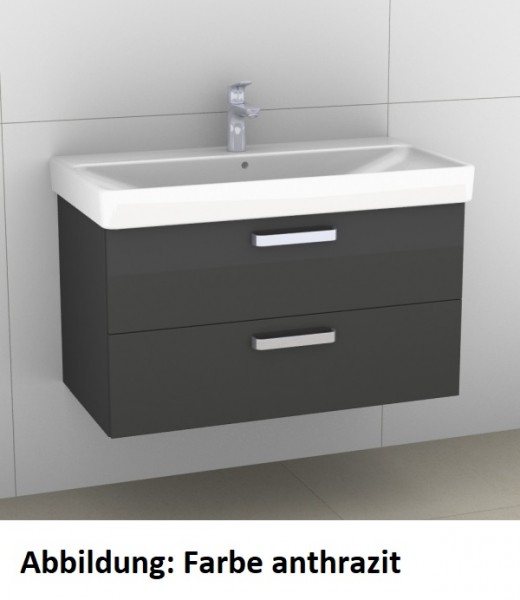 Artiqua 413 Waschtischunterschrank für Smyle Square 500251, 500250 (ehem. 120590, 120593) Quarzgrau