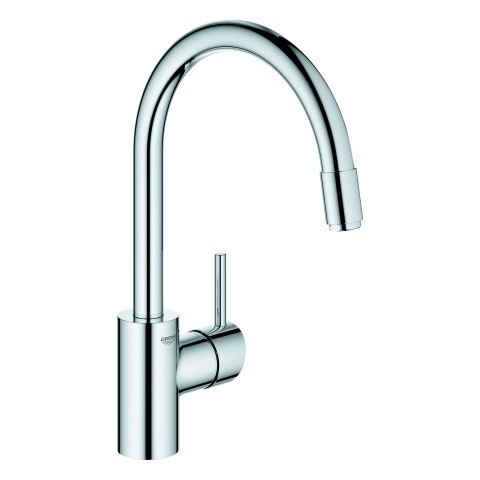 GROHE EH-SPT-Batterie Concetto 31212 ND h.Ausl.GROHE Zero azb. L-brause chrom, 31212003
