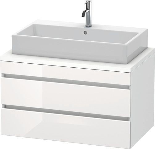 Duravit DuraStyle Konsolenwaschtischunterbau wandhängend Weiß Hochglanz & Matt 900x548x512 mm - DS53
