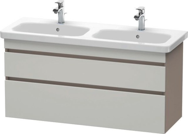 Duravit DuraStyle Waschtischunterbau wandhängend Betongrau & Basalt Matt 1230x448x610 mm - DS6498007
