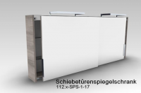Artiqua DIMENSION 112 Artiqua DIMENSION 112 Schiebetürenspiegelschrank B:1680mm