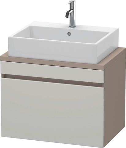 Duravit DuraStyle Konsolenwaschtischunterbau wandhängend Betongrau & Basalt Matt 700x478x512 mm - DS