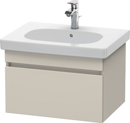 Duravit DuraStyle Waschtischunterbau wandhängend Taupe Matt 600x453x398 mm - DS638309191