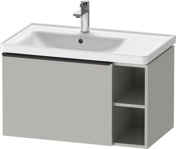 Duravit D-Neo Waschtischunterbau wandhängend Betongrau Matt 784x452x440 mm - DE42580BD070000