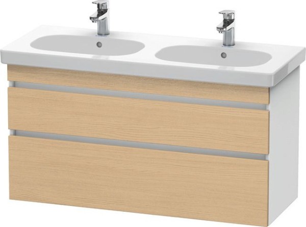 Duravit DuraStyle Waschtischunterbau wandhängend Natur Eiche & Weiß Matt 1150x453x610 mm - DS6486030