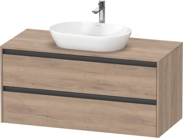 Duravit Ketho2 Konsolen-Waschtischunterbau wandhängend 1200x550x568 Ei