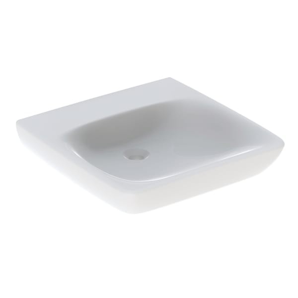 Geberit Renova Comfort Waschtisch barrierefrei 55x55cm, o. Hl., ohne Überlauf., weiss, 500913001