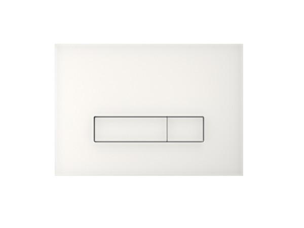 Mepa WC-Betätigungsplatte MEPA Orbit 2-M Glaslaminat Bianco matt, 421880