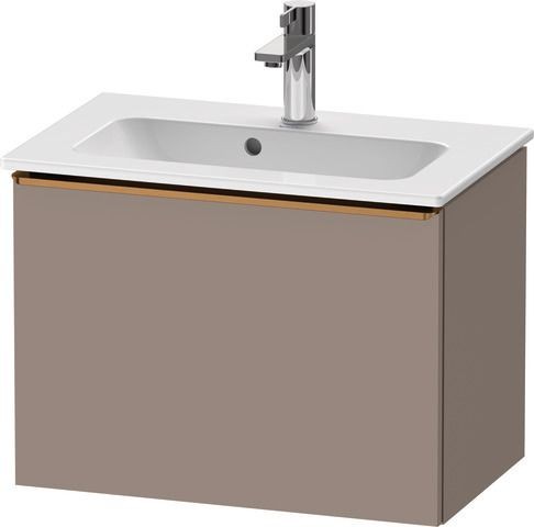 Duravit D-Neo Waschtischunterbau wandhängend Basalt Matt 610x372x440 mm - DE4268004430000
