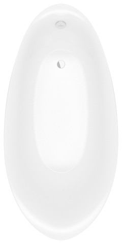 Villeroy & Boch Badewanne Aveo New Generation W1 1900x950x 830mm freistehend ColourOnDemand Stone W