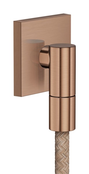Hansgrohe Wandanschluss Axor Wall outlet Fine eckig G1/2" brushed red gold, 36738310