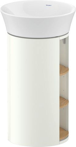 Duravit White Tulip Waschtischunterbau bodenstehend Natur Eiche & Weiß Matt & Seidenmatt 410x410x750