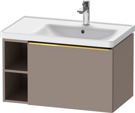 Duravit D-Neo Waschtischunterbau wandhängend Basalt Matt 784x452x440 mm - DE4257034430000