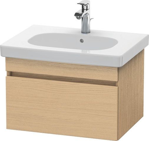 Duravit DuraStyle Waschtischunterbau wandhängend Natur Eiche Matt 600x453x398 mm - DS638303030