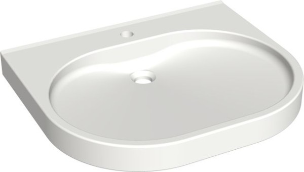 KWC Aquarotter Waschtisch, VARIUScare, MIRANIT, 650x120x550 mm, barrierefrei, 2030020958