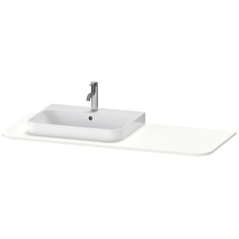 Duravit Happy D.2 Plus Konsole Weiß Seidenmatt 1300x550x16 mm - HP031KL3636