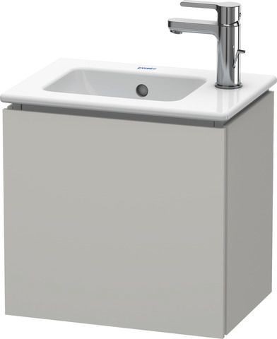 Duravit L-Cube Waschtischunterbau wandhängend Betongrau Matt 420x294x400 mm - LC6272L0707