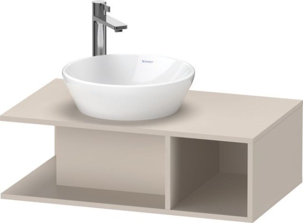 Duravit D-Neo Konsolenwaschtischunterbau wandhängend Taupe Matt 800x480x260 mm - DE491809191