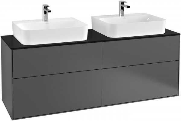 Villeroy & Boch Waschtischunterschrank Finion F18 1600x603x501mm für 2 Waschtisch, F18200GK