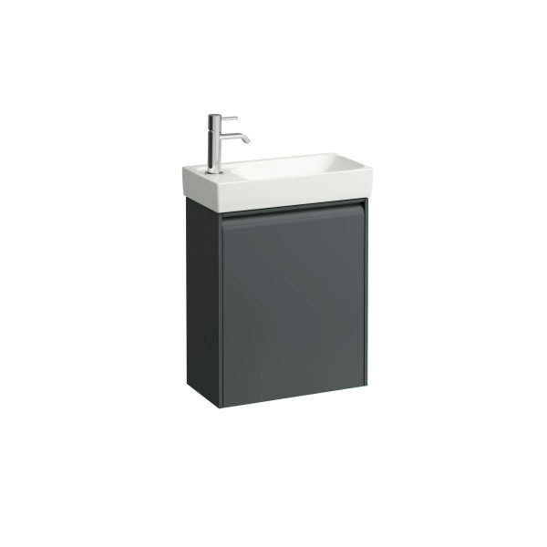 LAUFEN Waschtischunterschrank MEDA 222x437x515 1Tür integ.Griffl. f.WT H815114 verkehrsgrau, H421551