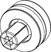 Tece -Ersatzteil Aufweitkopf V 25 mm , 720045