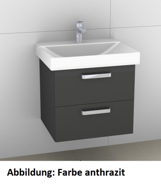 Artiqua 413 Waschtischunterschrank für Xeno 2 500530 (ehem. 127060) Weiß Hochglanz Select, 413-WU2L-