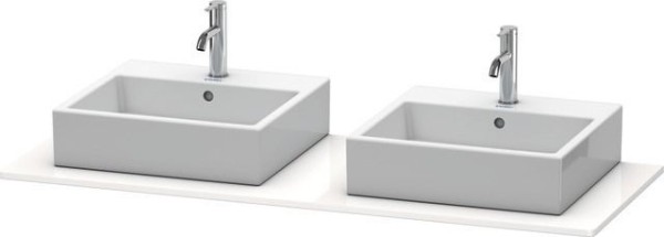 Duravit XSquare Konsole Schwarz Hochglanz 1400x550x16 mm - XS063GB4040