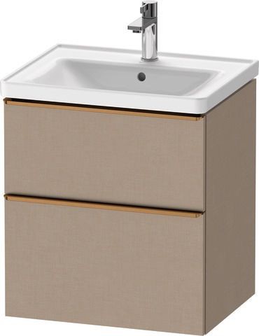 Duravit D-Neo Waschtischunterbau wandhängend Leinen Matt 584x452x625 mm - DE4359004750000