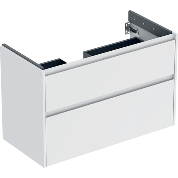 Geberit Renova Plan Unterschrank für Waschtisch, mit zwei Schubladen: 94.8x60.6x44.6cm, 504032001