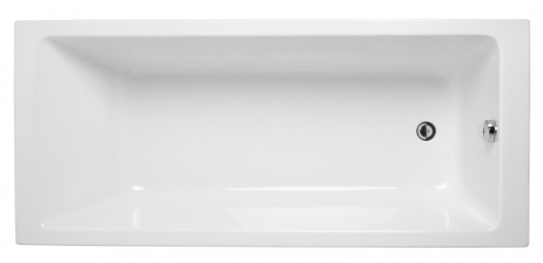VitrA Körperformwanne, rechte. VitrA S50, 1750 x 700 x 435 mm 192 l weiss, 54200001000