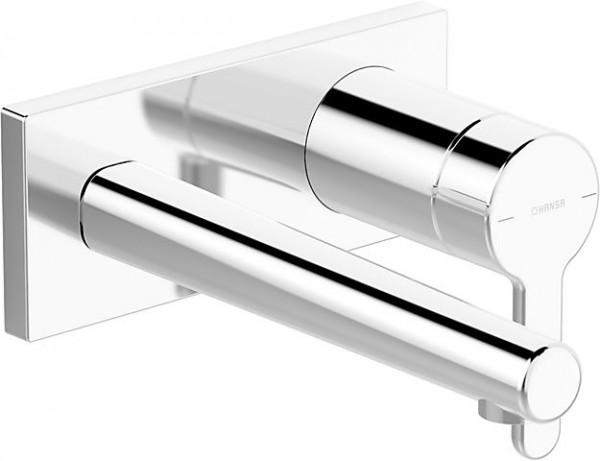 Hansa Fertigmontageset WT-Wandbatterie 2-Loch, Hansadesigno 5109 chrom, 51092183