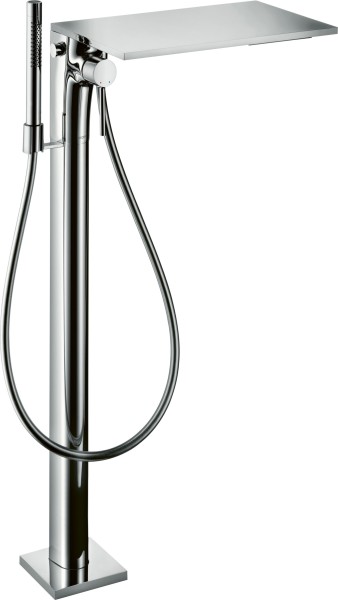 Hansgrohe Wannenmischer Axor Massaud Fertigset chrom zur Bodenmontage, 18450000