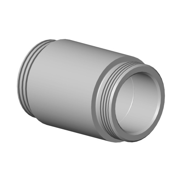 Dornbracht Nippel Ersatzteile 09240311520 D. 22 x 33 mm Messing gebürstet (23kt Gold)