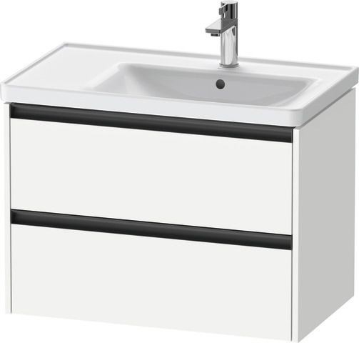 Duravit Ketho.2 Waschtischunterbau wandhängend Weiß Matt 784x455x549 mm - K25286018180000