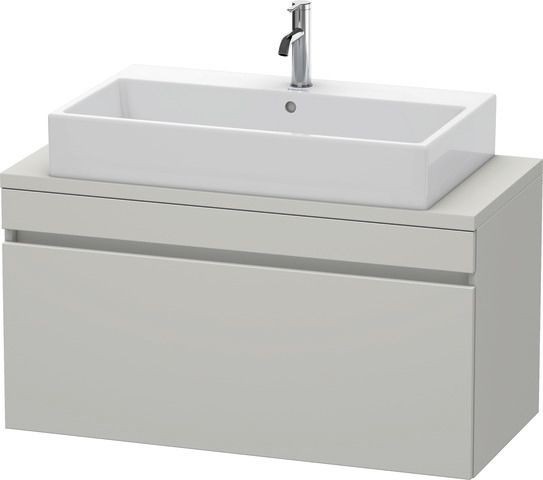 Duravit DuraStyle Konsolenwaschtischunterbau wandhängend Betongrau Matt 1000x478x512 mm - DS53040070