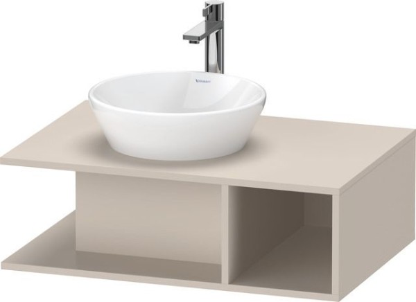 Duravit D-Neo Konsolenwaschtischunterbau wandhängend Taupe Matt 800x550x260 mm - DE492809191