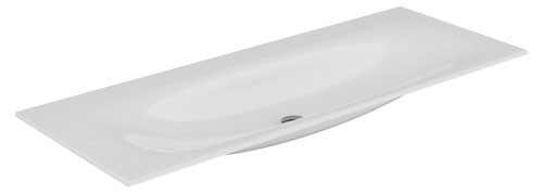 Keuco Keramikwaschtisch Edition 11 31160, B: 1405, H: 17, T: 538 mm, mit Oberflächenversiegelung Cle
