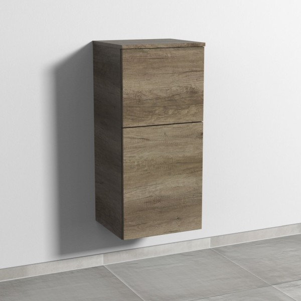 Sanipa 3way Mittelschrank mit 1 Tür und 1 Auszug, Eiche-Nebraska, SM12937