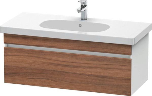 Duravit DuraStyle Waschtischunterbau wandhängend Nussbaum & Weiß Matt 1000x453x398 mm - DS638507918