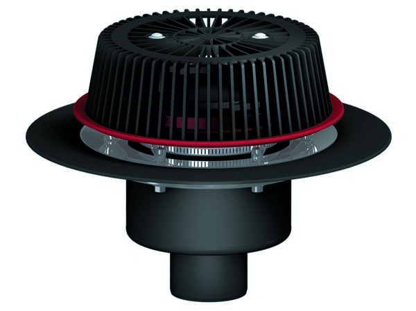 DALLMER Notablauf SuperDrain 62, mit Schraubflansch, DN 70, 671608