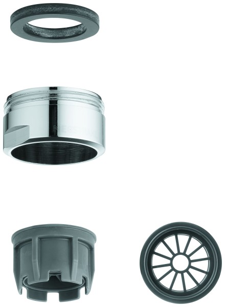 Grohe Strahlregler 46162 f. offene Warmwasserbereiter M24x1 chrom, 46162000