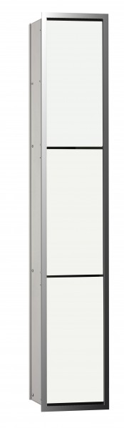 Emco asis WC-Modul (150), Unterputz, 964mm, ohne Einbau-Rahmen,chrom/optiwhite, 976027865