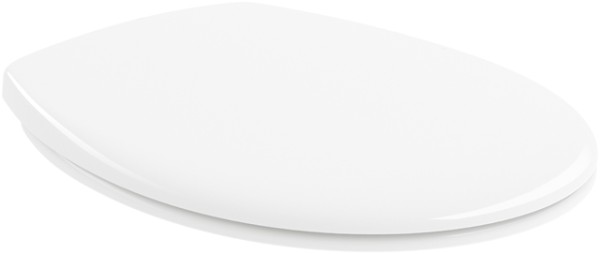 Villeroy & Boch WC-Sitz Newo 363x445x49mm Oval Weiss Alpin