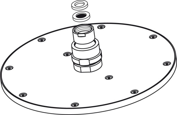 Ideal Standard Kopfbrause, d:200mm, Chrom